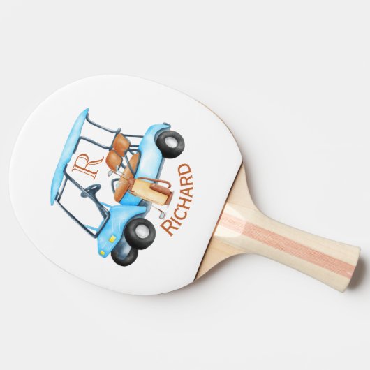 Aangepaste monogram tafeltennisbatje (Zijkant)