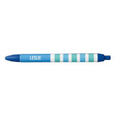 Aangepaste monogram tapepatroon blauwe inkt pen (Voorkant)