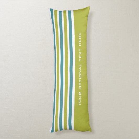 Aangepaste monogram tapepatroon lichaamskussen (Achterkant (Verticaal))