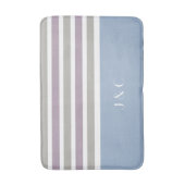 Aangepaste monogram tapepatroon voor stripes Patro Badmat (Voorkant Verticaal)