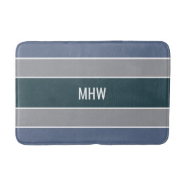 Aangepaste monogram tapepatroon voor stripes Patro Badmat