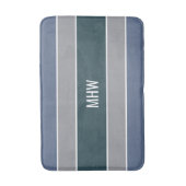 Aangepaste monogram tapepatroon voor stripes Patro Badmat (Voorkant Verticaal)