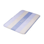 Aangepaste monogram tapepatroon voor stripes Patro Badmat (Gekanteld)