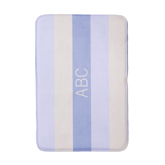 Aangepaste monogram tapepatroon voor stripes Patro Badmat (Voorkant Verticaal)