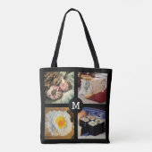 Aangepaste monogram-tassen tote bag (Achterkant)