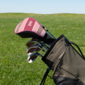 Aangepaste monogram & tekstafdekking voor tapepatr golfheadcover (Insitu)