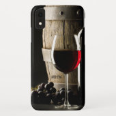 Aangepaste monogram-telefoondoosjes van Wine Lover Case-Mate iPhone Case (Achterkant)