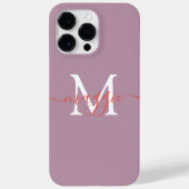 Aangepaste Monogram Telefoonhoes – gepersonaliseer Case-Mate iPhone Case (Achterkant)