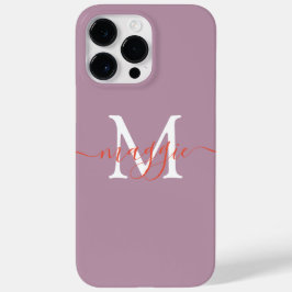 Aangepaste Monogram Telefoonhoes – gepersonaliseer Case-Mate iPhone 14 Pro Max Hoesje