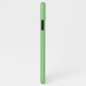 Aangepaste Monogram Telefoonhoes – Mint, blauw & P iPhone Hoesje (Rechterkant)