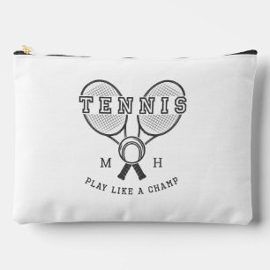 Aangepaste monogram TENNIS Etui
