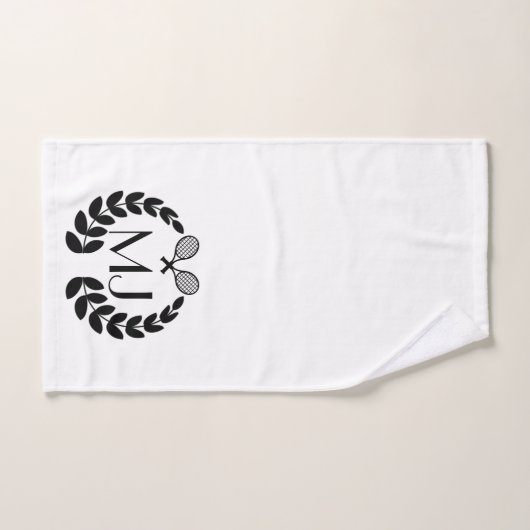 Aangepaste monogram Tennis Handdoek (Handdoek)