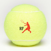 Aangepaste monogram tennisbal voor spelers