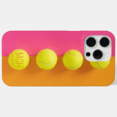 Aangepaste Monogram Tennisballen Case-Mate iPhone Case (Achterkant (horizontaal))