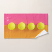 Aangepaste Monogram Tennisballen Handdoek (Handdoek)