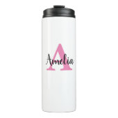 Aangepaste monogram thermosbeker (Voorkant)