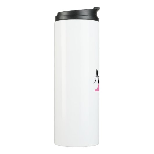 Aangepaste monogram thermosbeker (Gedraaid links)