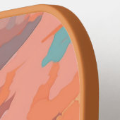 Aangepaste Monogram Tropical Beach Sunset Pickleball Paddle (Links Detail)