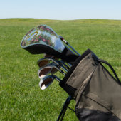 Aangepaste Monogram Uw Initiële Naam Rode Appels K Golfheadcover (Insitu)