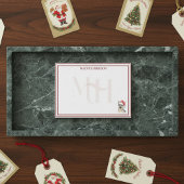 Aangepaste Monogram Vakantie Duitse Herder Santa H Post-it® Notes