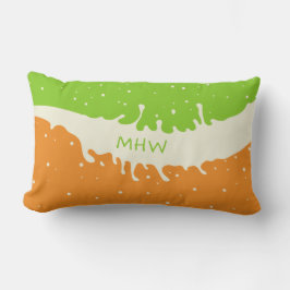 Aangepaste monogram van de zomer Splash-top Kussen