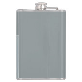 aangepaste monogram van het Heart Pattern-kolf Heupfles (Achterkant)