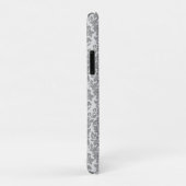 Aangepaste monogram van het Patroon van het Damasc Case-Mate iPhone Case (Achterkant/rechts)