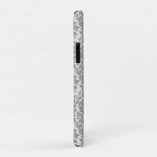 Aangepaste monogram van het Patroon van het Damasc Case-Mate iPhone Case (Achterkant/rechts)