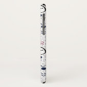 Aangepaste monogram vispatroon bevestigen Case-Mate iPhone case (Achterkant/links)