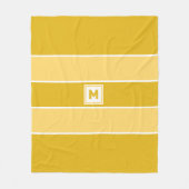 Aangepaste monogram vleece Blanket Fleece Deken (Voorkant)