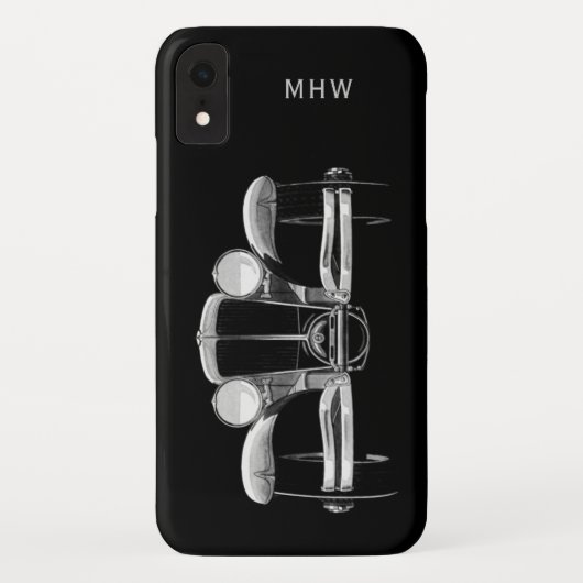 Aangepaste monogram voor auto's Case-Mate iPhone case (Achterkant)