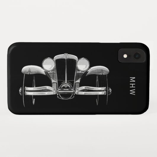 Aangepaste monogram voor auto's Case-Mate iPhone case (Achterkant (horizontaal))