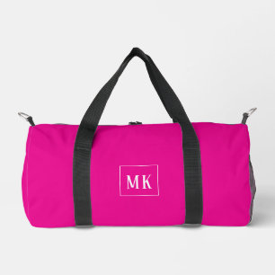 Aangepaste monogram, warm roze overal plunjezak