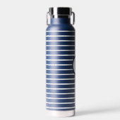 Aangepaste monogram waterflacon waterfles (Voorkant)