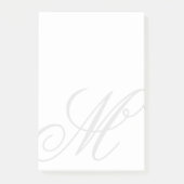 Aangepaste monogram watermerk na het aanbrengen va post-it® notes (Voorkant)