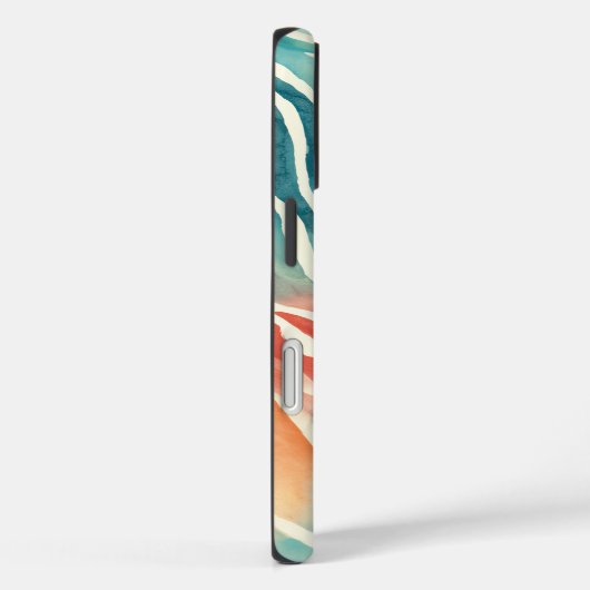 Aangepaste monogram Waterverf Case-Mate iPhone Case (Achterkant / Rechts)