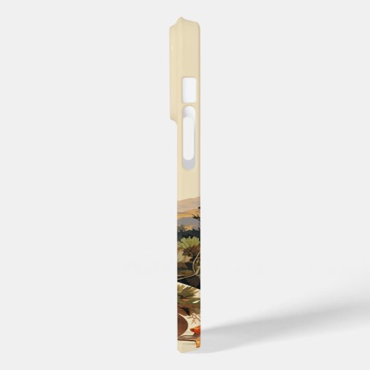 Aangepaste Monogram Wijnliefhebber Case-Mate iPhone Case (Achterkant / Links)