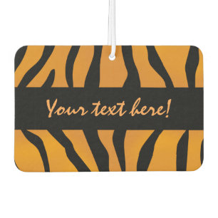 Aangepaste monogram Wilde Ding Tiger Stripes Luchtverfrisser