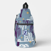 Aangepaste Monogram Willow Tree Patroon Sling Bag (Voorkant)