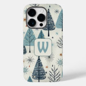 Aangepaste Monogram Winter komt eraan Case-Mate iPhone Case (Achterkant)