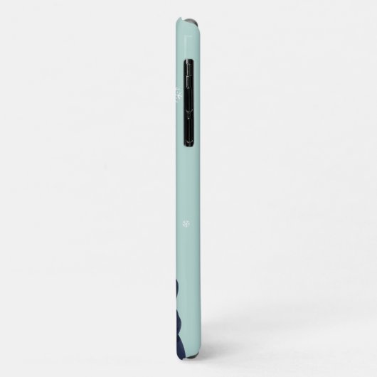 Aangepaste monogram Wintertelefoongesprekken Beer Case-Mate iPhone Case (Achterkant/links)