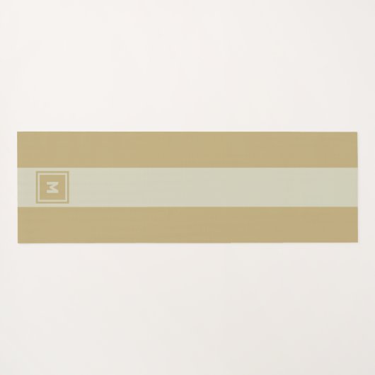 Aangepaste monogram Yoga Mat (Achterkant (horizontaal))