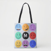 Aangepaste monogram zakken tote bag (Voorkant)