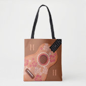 Aangepaste monogram-zakken voor Ukulele Tote Bag (Voorkant)