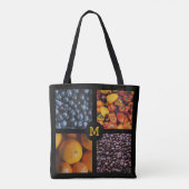 Aangepaste monogram-zakken voor vruchten en Veggie Tote Bag (Achterkant)