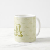 Aangepaste Monogramed Mok met Jouw naam en Initiaa (Voorkant rechts)