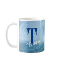 aangepaste MONOGRAMED OCEAN WAVE SURF NAAM