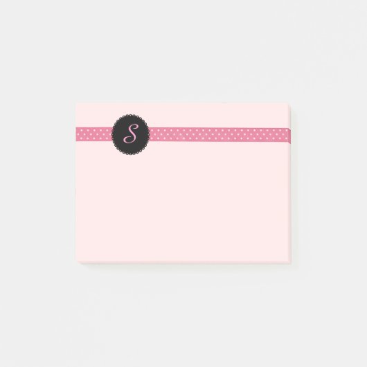 Aangepaste monogrammaticale Post-it® notes (Voorkant)
