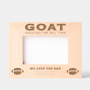 Aangepaste Monogrammed Greatest Football Dad Gegraveerde Lijstjes