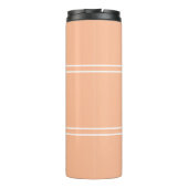 Aangepaste Monogrammed Initialen Drink Reizen Peac Thermosbeker (Achterkant)